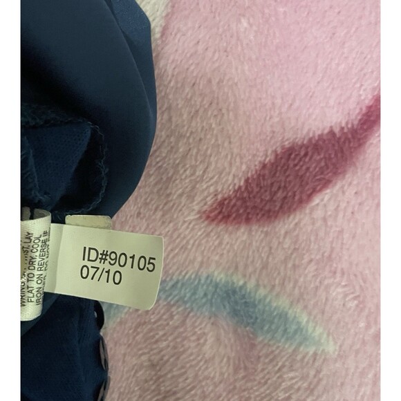 Y2k Express Dreamweight Cotton Navy Blue Sequin 07/2010 Mini Dress Size Medium - Picture 3 of 8